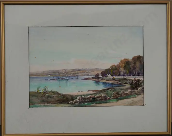 CAMPBELL, Tom (21st Cent.) - NZ Coastal Scene Image 1++