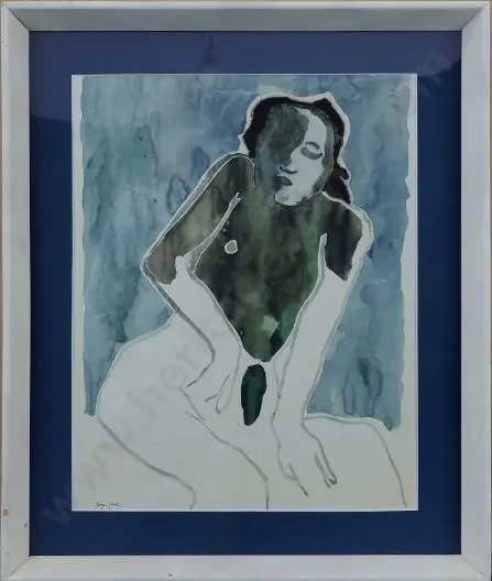 POOLE, Bryan (1953-) - Female Nude Study Image 1++