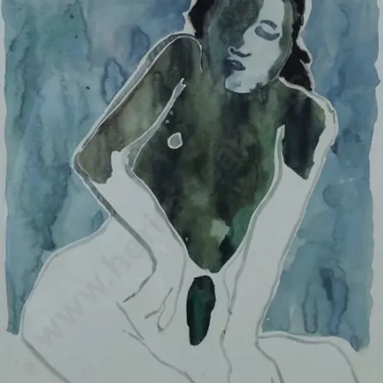 POOLE, Bryan (1953-) - Female Nude Study