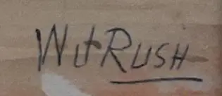 RUSH, William J. (1872-1965) - Lake Conaston Image 1++