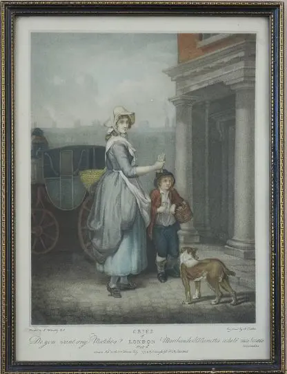 WHEATLEY, Francis R.A. (1747-1801) - Series of 5 Engraved prints (1793) from "Cries of London" series Image 1++
