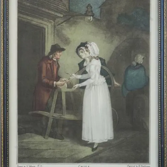 WHEATLEY, Francis R.A. (1747-1801) - Series of 5 Engraved prints (1793) from "Cries of London" series