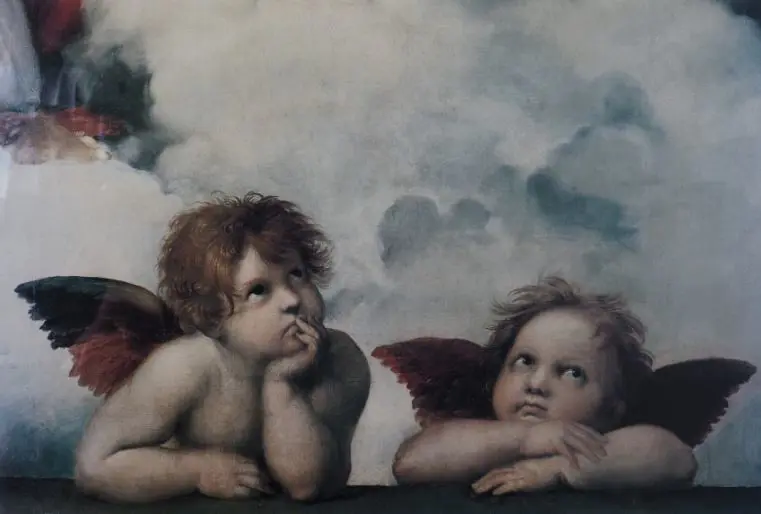 UNKNOWN Artist - Fallen Angels (Two Young Angels) Image 1++