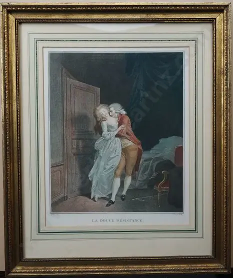 BOILLY, Louis-Leopold (1761-1845) - La Douce Resistance Image 1++