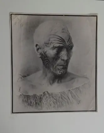 UNKNOWN Photographer - MAORI Chief - Identity Unknown Image 1++