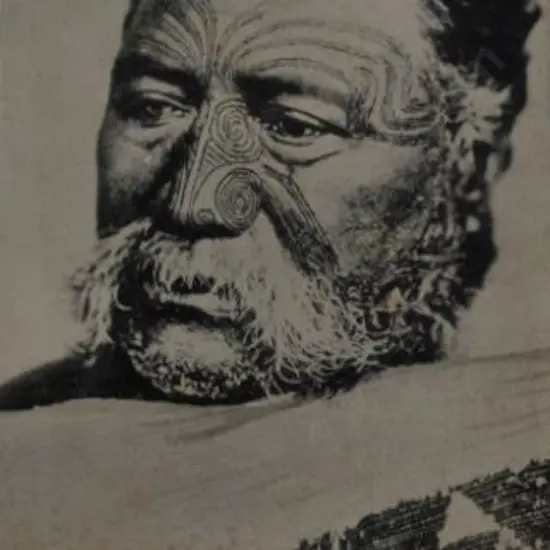SPENCER, Charles (1854-1933) - MAORI Chief - Paora Tuhaeri