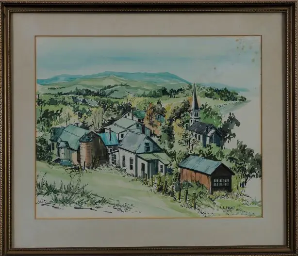 PROUT, Anthony A. (1946-) - European Village Image 1++