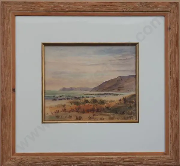 RUSH, William J. (1872-1965) - Wairarapa Coastal Scene Image 1++