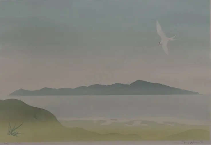 UNKNOWN Artist (20th Cent.) - Kapiti Island Image 1++