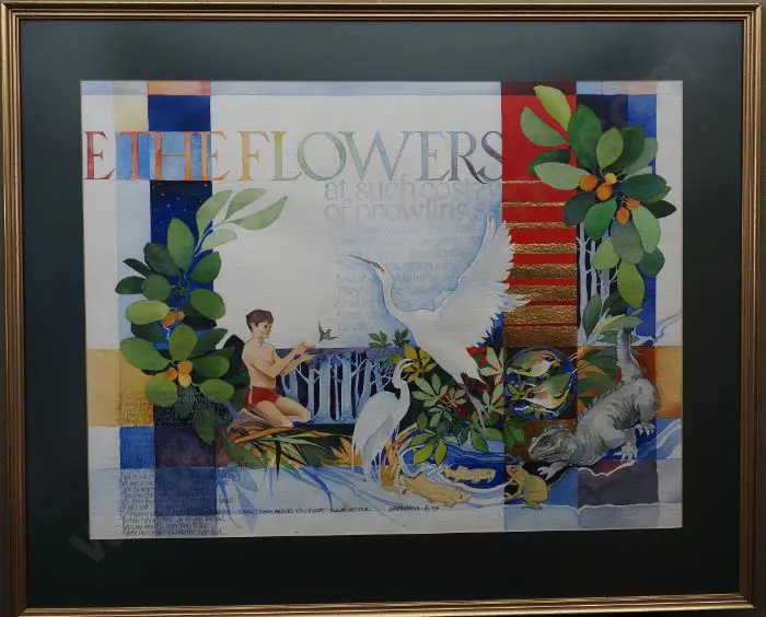 MARKHAM, Philip (1939-) - The Flowers Image 1++