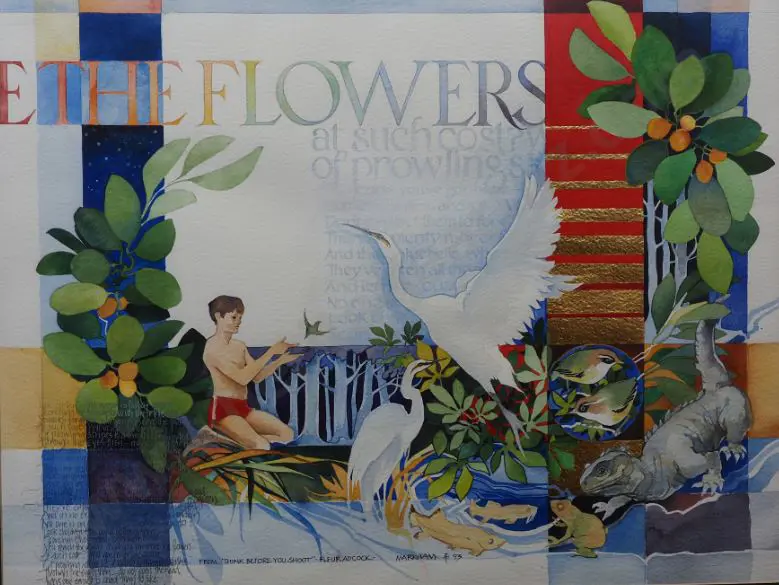 MARKHAM, Philip (1939-) - The Flowers Image 1++