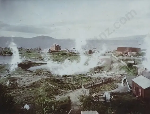 UNKNOWN Photographer (late 19th Cent.) - Steaming Pools, Whakarewarewa Image 1++