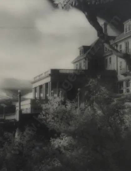 RISBERG, Carl (1903-1972) - Sunlit Grandeur - Chateau Tongariro c. 1930 Image 1++