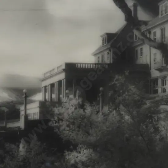 RISBERG, Carl (1903-1972) - Sunlit Grandeur - Chateau Tongariro c. 1930