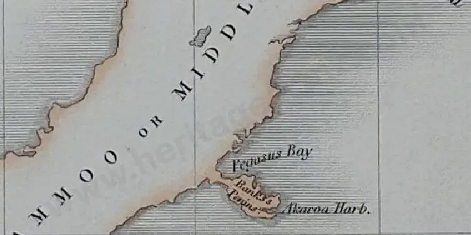 MAP of NEW ZEALAND c.1820 - Early Map of New Zealand c.1820 Image 1++
