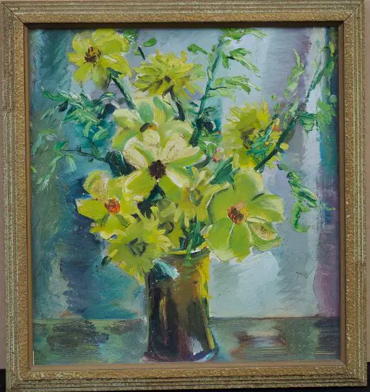 SALMOND, Kathleen (1895-1946) - Vase of Flowers on Table Image 1++