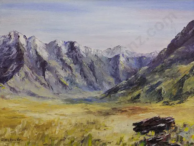 HAMILTON, Colleen (1930-1996) - Mountain Scene Image 1++