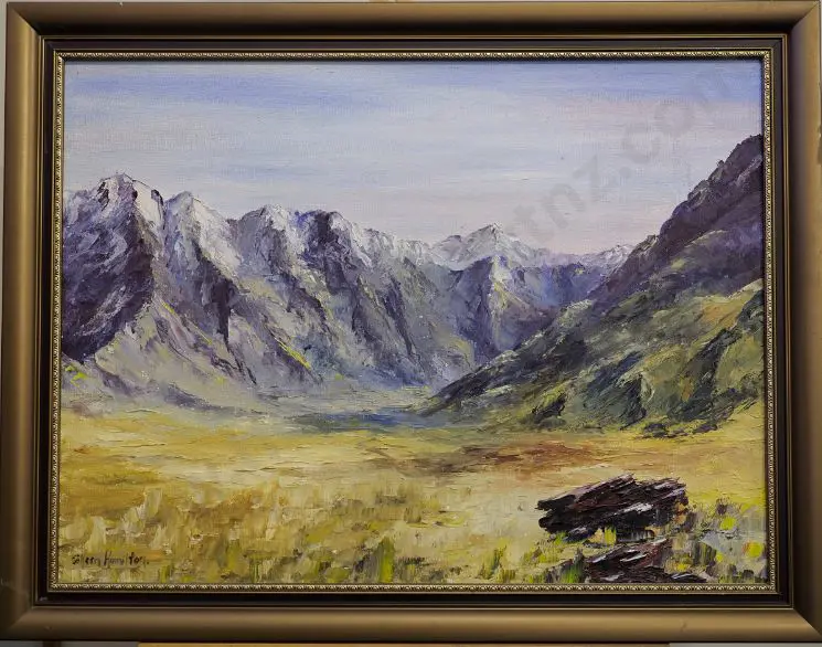 HAMILTON, Colleen (1930-1996) - Mountain Scene Image 1++