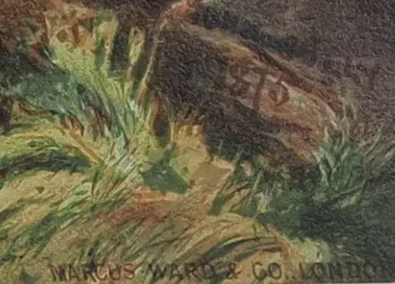 GULLY, John (1819-1888) - Waterfall in Thompson's Sound, West Coast Image 1++