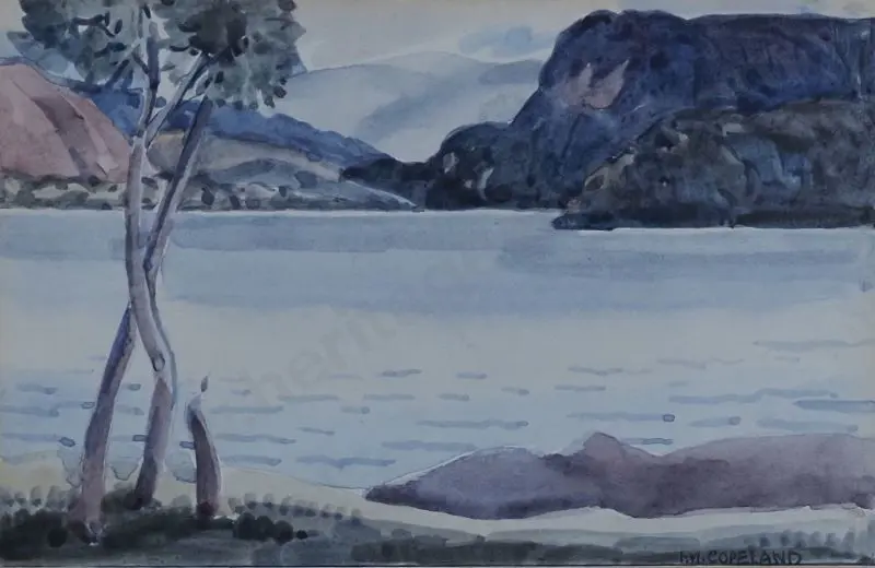 COPELAND, Ivy (1888-1961) - Lake Taupo Image 1++