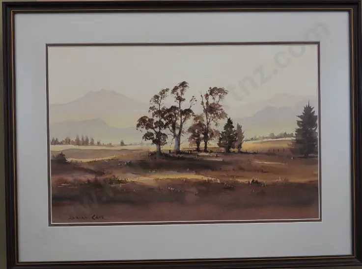 CAVE, Adrian (Active 1970s-80s) - Summer Haze, Wanaka Image 1++