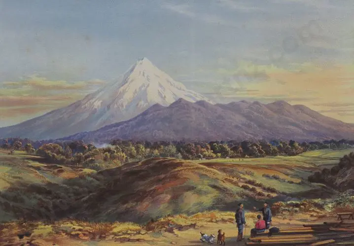 BARRAUD, C.D. (1822-1897) - Mount Egmont Image 1++