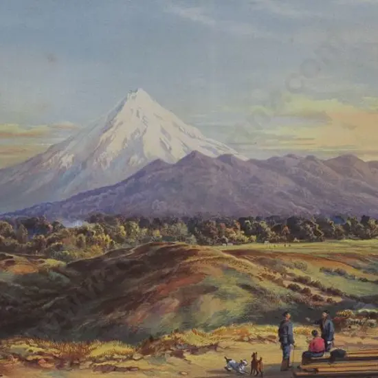 BARRAUD, C.D. (1822-1897) - Mount Egmont