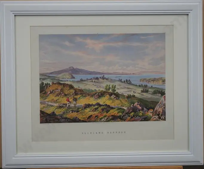 BARRAUD, Charles Decimus (1822-1897) - Auckland Harbour Image 1++