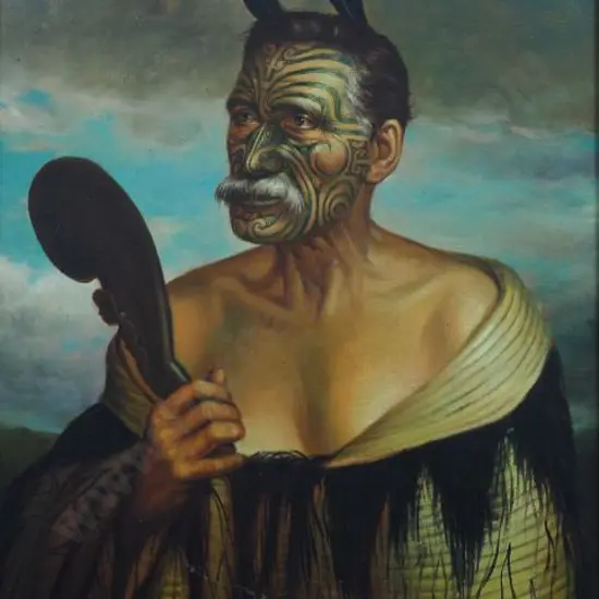 UNKNOWN (after Lindauer) - Maori Chief