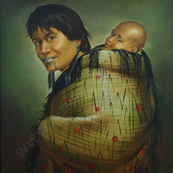 UNKNOWN (after Lindauer) - Ana Rupene and Child