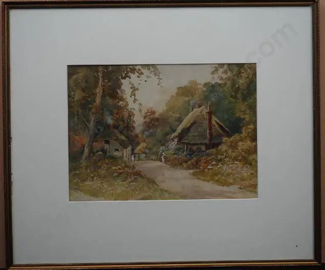 HOWARTH, Charles Henry (1856-1945) - Cottages in Essex Image 1++