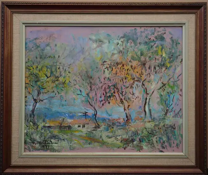 MacLauchlan, Tui (1915-2004) - Sunset at Paraparaumu Image 1++