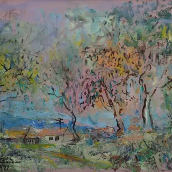 MacLauchlan, Tui (1915-2004) - Sunset at Paraparaumu