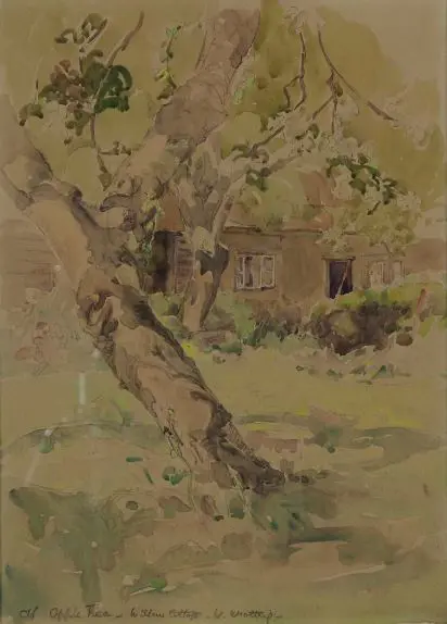 THOMSON, Louisa (1883-1962) - Old Apple Tree - Willow Cottage Image 1++