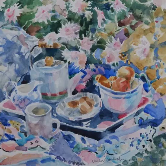 MANTHEL-FRENCH, Vivian (1938-) - Tea in the Garden