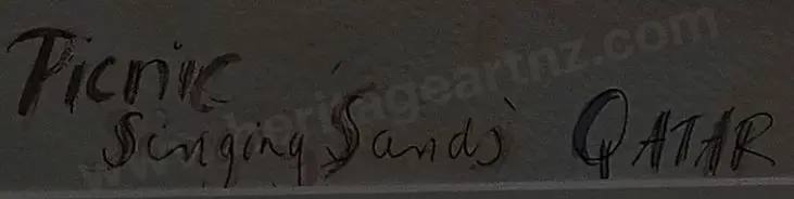 CRANWELL, Lucille (1945-) - Picnic at Singing Sands - Doha - Qatar Image 1++