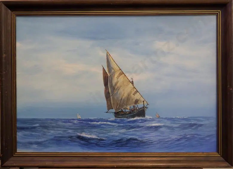 CARLTON, Rix (1890-1962) - Dhow at Sea Image 1++