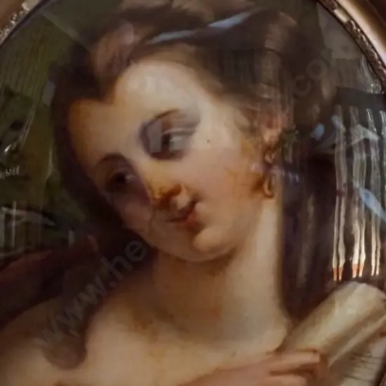 UNKNOWN Artist - English Beauty on Convex Glass