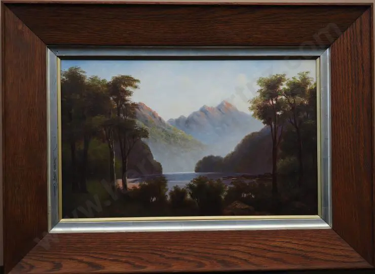 UNKNOWN - South Island Lake Scene Image 1++