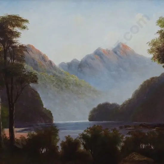 UNKNOWN - South Island Lake Scene