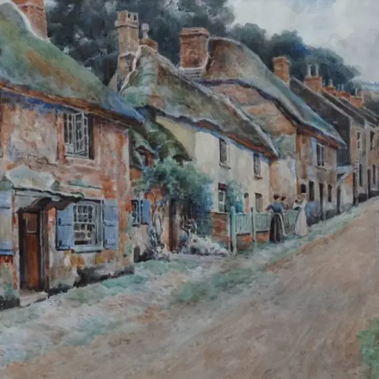 HAY-CAMPBELL, Charles Duncan (1867-1936) - English Village