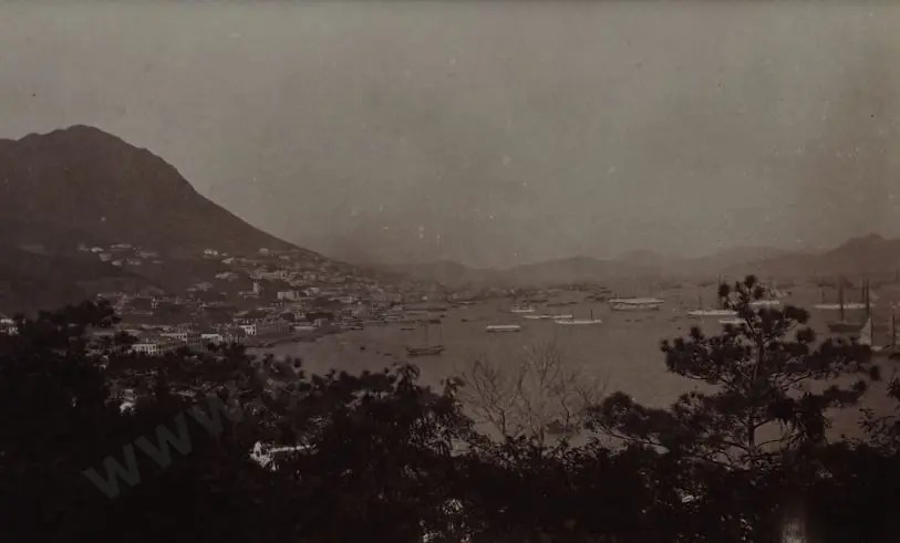 UNKNOWN Photographer - HONG KONG  and its Harbour in the 1880s Image 1++