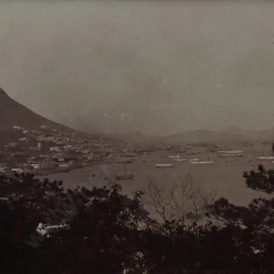 UNKNOWN Photographer - HONG KONG  and its Harbour in the 1880s