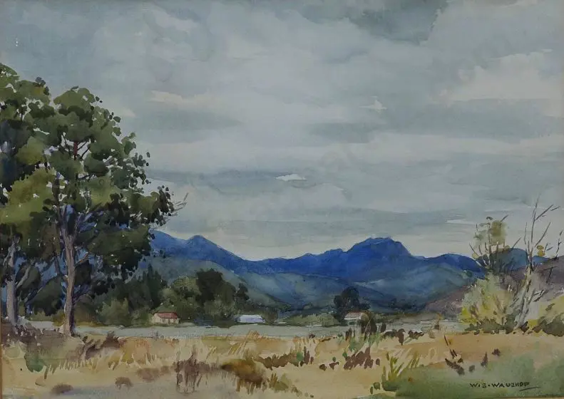 WAUCHOP, William Simon (1889-1971) - Near Woodbourne, Marlborough Image 1++
