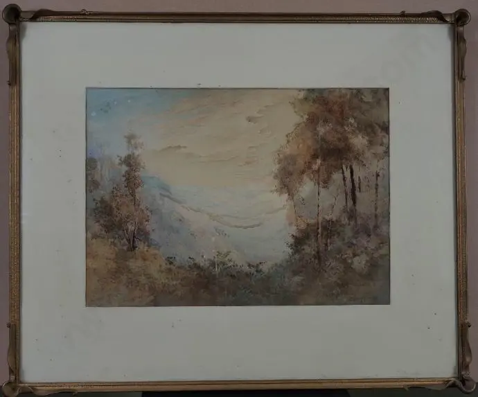 COCKS, Robert Sidney (1866-1939) - Blue Mountains, NSW, Australia Image 1++