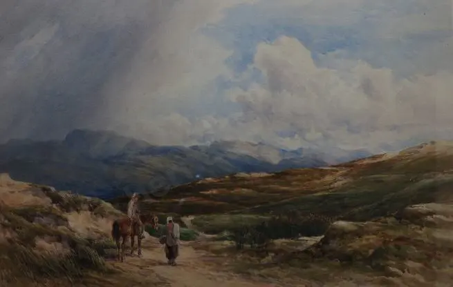 FIORE, H - South American Landscape with Travellers Image 1++