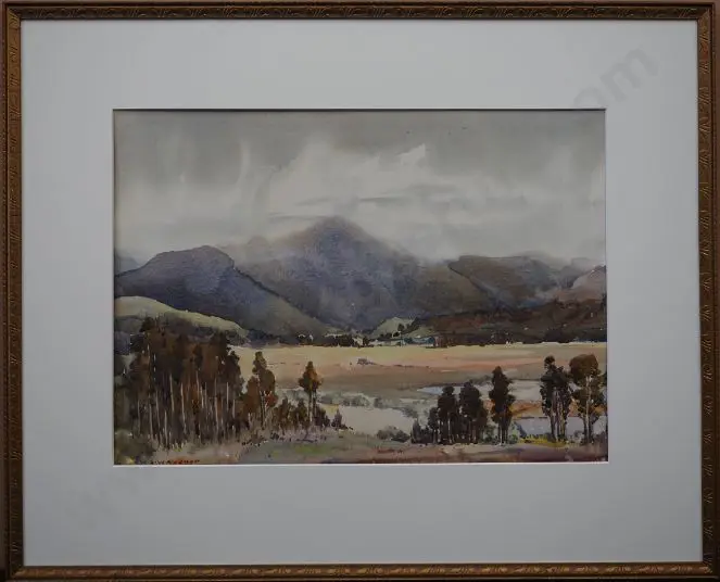 WAUCHOP, William Simon (1889-1971) - Landscape with Hills Image 1++