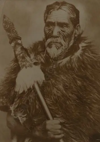 PULMAN, Elizabeth (1836-1900) - attrib - Maori Chief - Hori Ngatai, Chief of the Ngaiterangi tribe Image 1++