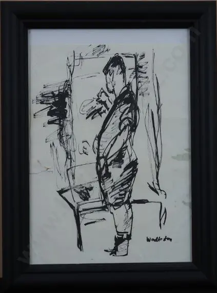 WOOLLASTON, Toss (1910-1998) - Portrait of Artist Image 1++