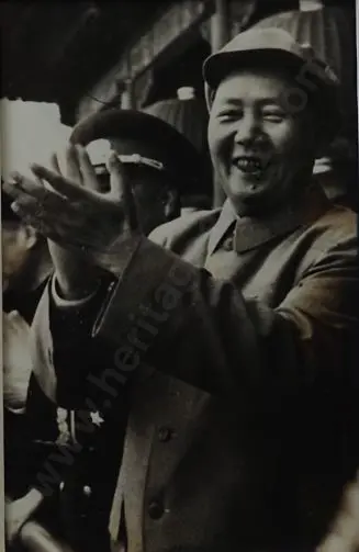 UNKNOWN Photographer - MAO TSE TUNG - Rare original photo  - October 1955 Image 1++